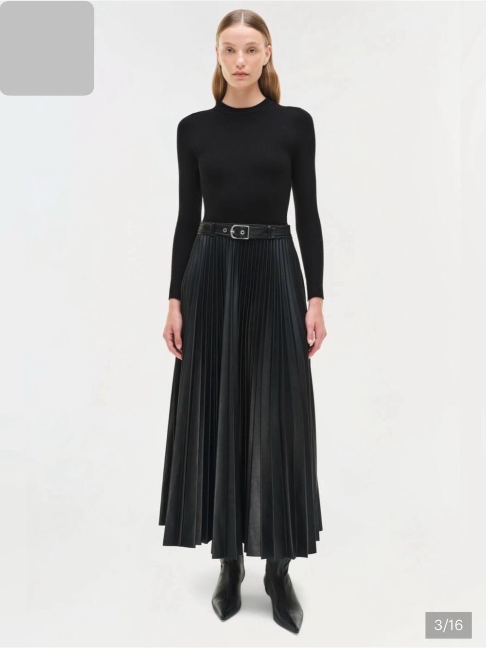 Leather and Knit Simkhai Dress - Black Stunning Small NWT